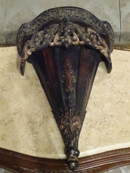 LARGE WALL SHELF BRACKET, COMPOSITE WITH PAINTED (1 of 5)