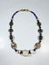 CONCH BEAD NECKLACE WITH TURQUOISE & CORAL ACCENTS & - 2
