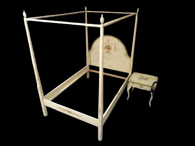 2 PC HABERSHAM PLANTATION BEDROOM SET, INCLUDES PAINTED (1 of 9)