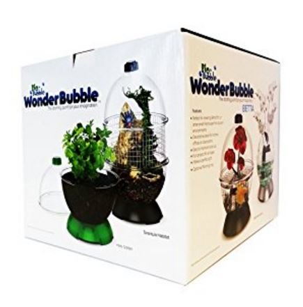 BIOBUBBLE WONDERBUBBLE BETTA AQUARIUM / TERRARIUM, IN: BIOBUBBLE WONDERBUBBLE BETTA AQUARIUM / TERRARIUM, IN PERFECTLY PINK, INCLUDES WONDERBUBBLE BASE, DOME & CAP, (1 BLACK ONYX, 1 MARBLED SILVER & 1 SAPPHIRE BLUE ALSO AVAILABLE THIS AUCTION), CAN BE USE