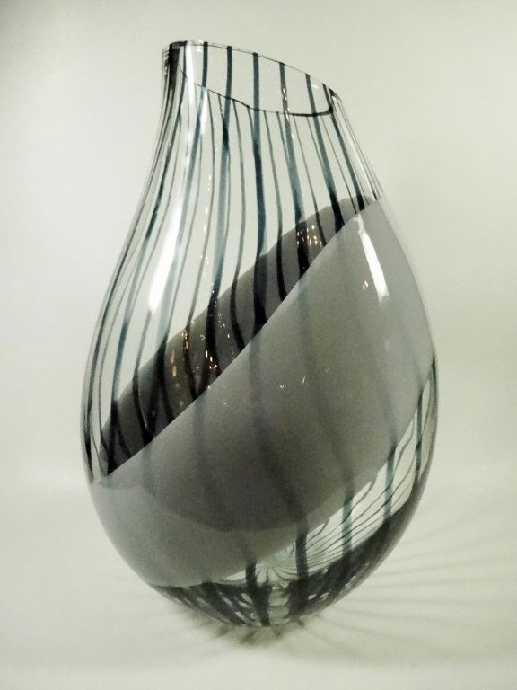 SEGUSO ART GLASS VASE, DESIGNED BY LIVIO SEGUSO, SIGNED (1 of 5)