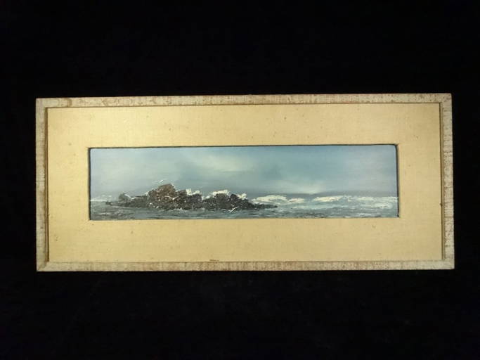 Lyman Fritz Hopkins (1928 2002) Seascape Painting On