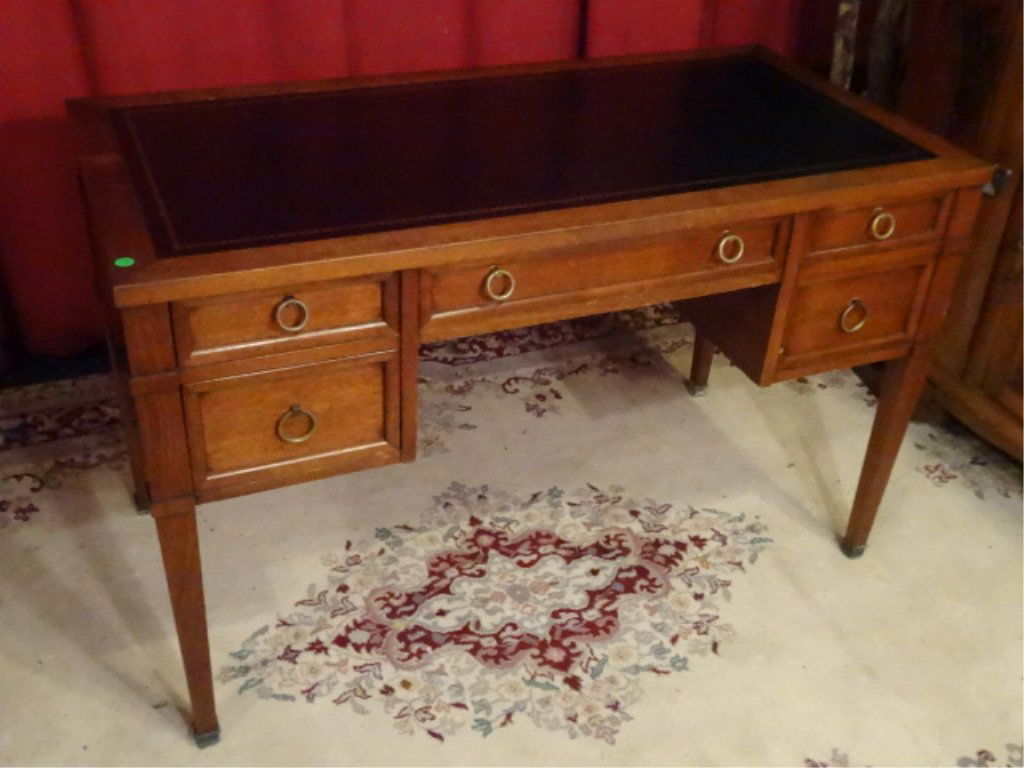 SLIGH FURNITURE REGENCY STYLE WRITING DESK, GILT (1 of 6)