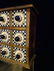 WOOD CHEST WITH CERAMIC DRAWERS, MEDIUM FINISH WOOD - 2