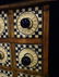 WOOD CHEST WITH CERAMIC DRAWERS, MEDIUM FINISH WOOD - 3