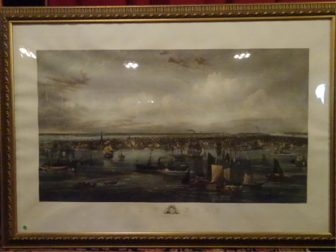 CHARLES MOTTRAM ENGRAVING, NEW YORK HARBOR AFTER J.W. (1 of 12)