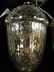 11 PC SILVERED MERCURY GLASS ACORN ORNAMENTS, APPROX 6" - 4