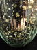 11 PC SILVERED MERCURY GLASS ACORN ORNAMENTS, APPROX 6" - 6