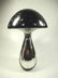 ART GLASS MUSHROOM SCULPTURE, APPROX 11.5"H