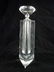 LARGE CRYSTAL CLEAR PERFUME BOTTLE, APPROX 9"H - 2