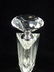 LARGE CRYSTAL CLEAR PERFUME BOTTLE, APPROX 9"H - 3