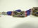 LAPIS & CORAL BRACELET, APPROX 7"L - 4