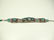 TURQUOISE, LAPIS & CORAL BRACELET, APPROX 7.25"L