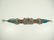 TURQUOISE & CORAL BRACELET, APPROX 7"L