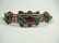 TURQUOISE & CORAL BRACELET, APPROX 7"L - 3