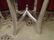 PAIR LOUIS XV STYLE PEDESTALS, SILVER GILT WOOD WITH - 5