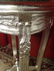 PAIR LOUIS XV STYLE PEDESTALS, SILVER GILT WOOD WITH - 7