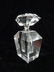 CRYSTAL PERFUME BOTTLE, APPROX 3.75" - 3
