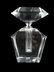CRYSTAL PERFUME BOTTLE, APPROX 3.75" - 4