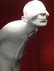 LARGE BOWING MAN LAMP, WHITE CAST COMPOSITE, EXCELLENT - 4