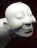 LARGE BOWING MAN LAMP, WHITE CAST COMPOSITE, EXCELLENT - 5