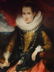 OIL ON BOARD PAINTING, NOBLEWOMAN & CHILD, AFTER RUBENS - 3