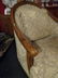 2 PC HENREDON ARM CHAIR AND OTTOMAN, NEUTRAL TONE ON - 3