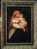 LARGE GICLEE ON CANVAS, WOMAN HOLDING BABY , VERY GOOD