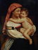 LARGE GICLEE ON CANVAS, WOMAN HOLDING BABY , VERY GOOD - 4
