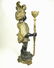PAIR GILT BRONZE BLACKAMOOR / NUBIAN SCULPTURES / - 11
