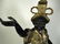 PAIR GILT BRONZE BLACKAMOOR / NUBIAN SCULPTURES / - 13