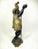 PAIR GILT BRONZE BLACKAMOOR / NUBIAN SCULPTURES / - 4