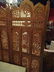 MOROCCAN CARVED WOOD FLOOR SCREEN, 4 PANELS, VERY GOOD - 2