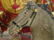 PAIR CARVED WOOD TANG HORSE SCULPTURES, APPROX 21.5"H - 4
