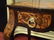 LOUIS XV STYLE MARQUETRY WRITING DESK, GILT METAL - 8