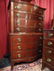 7 PC MAHOGANY QUEEN BEDROOM SET, 4 POST BED, DRESSER, - 2