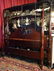 7 PC MAHOGANY QUEEN BEDROOM SET, 4 POST BED, DRESSER, - 6
