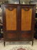 BERKEY & GAY TALL CHEST, PAINTED FRUIT DESIGNS, 6