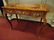 LOUIS XV STYLE MARQUETRY WRITING DESK, GILT METAL