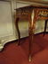 LOUIS XV STYLE MARQUETRY WRITING DESK, GILT METAL - 5