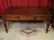19TH C. ENGLISH REGENCY PARTNER'S DESK, EMBOSSED