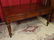 19TH C. ENGLISH REGENCY PARTNER'S DESK, EMBOSSED - 2