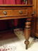 19TH C. ENGLISH REGENCY PARTNER'S DESK, EMBOSSED - 4
