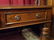 19TH C. ENGLISH REGENCY PARTNER'S DESK, EMBOSSED - 6