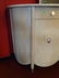 HENREDON MARBLE TOP SIDEBOARD, BOW FRONT, MARBLE TOP, - 5