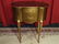 LOUIS XV STYLE GOLD GILT TABLE, KIDNEY SHAPE, 2 DRAWERS