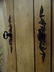 2 PC PAINTED CONSOLE CABINET AND MIRROR, ANTIQUED - 6