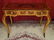 LOUIS XV STYLE MARQUETRY DESK, INLAID URNS AND FLORAL