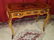 LOUIS XV STYLE MARQUETRY DESK, INLAID URNS AND FLORAL - 5