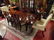 THOMASVILLE MAHOGANY DINING TABLE WITH 6 CHAIRS, 2